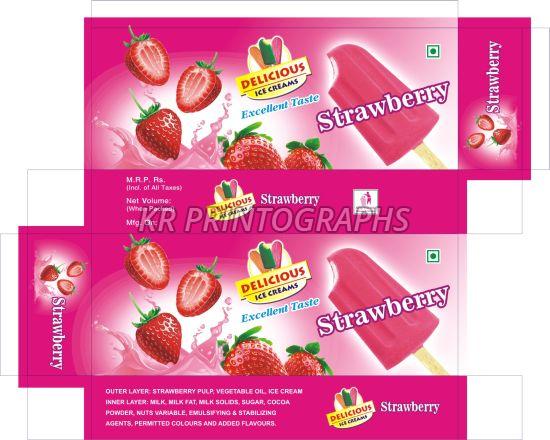 Strawberry Ice Cream Box