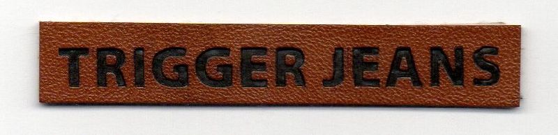Embossed Jean Label 03