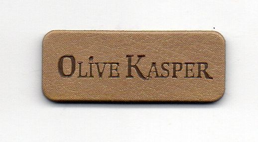 Embossed Jean Label 17