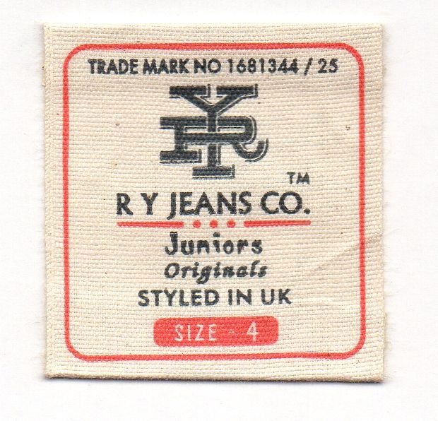 Embossed Jean Label 37