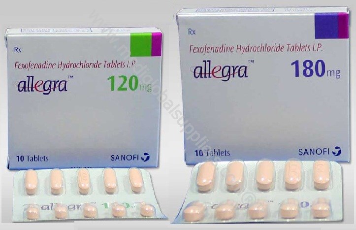 Fexofenadine 60MG 120MG & 180MG (Allegra)