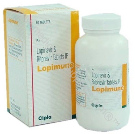 Lopinavir + Ritonavir 200+50MG (Kaletra)