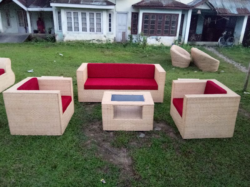 Cane Sofa Set 02