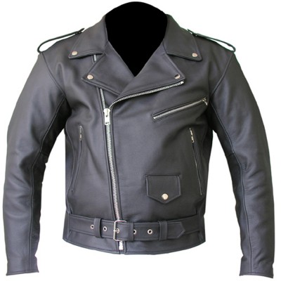 Ladies Grey Leather Jacket