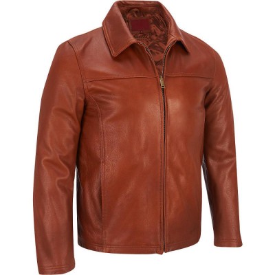 Mens Light Brown Leather Jacket 02