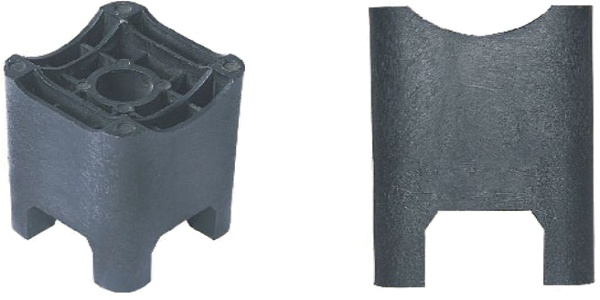 70-75MM Heavy Duty PVC Cover Blocks