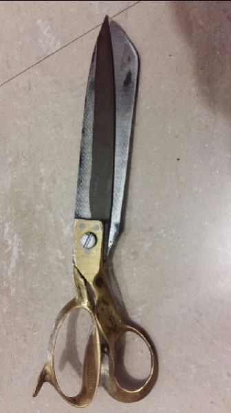 Brass File Scissors