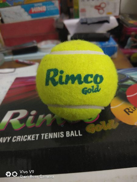 Green Cricket Tennis Ball