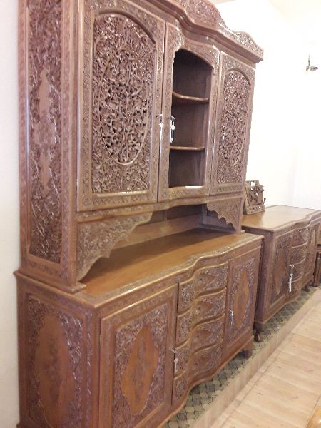 China Cabinet Full Carved