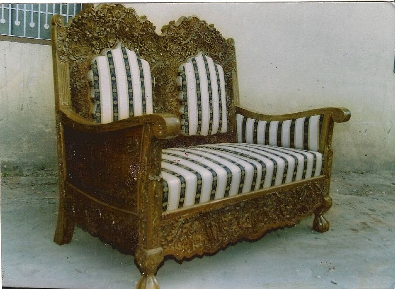 Wooden Sofa Set 02