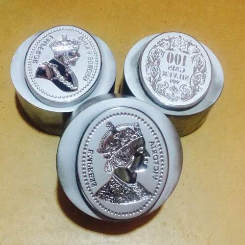 Silver Dull Polish Coin Die 01