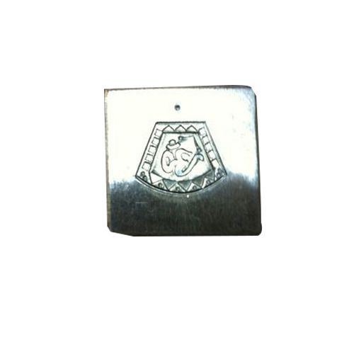Square Om Coin Die 02
