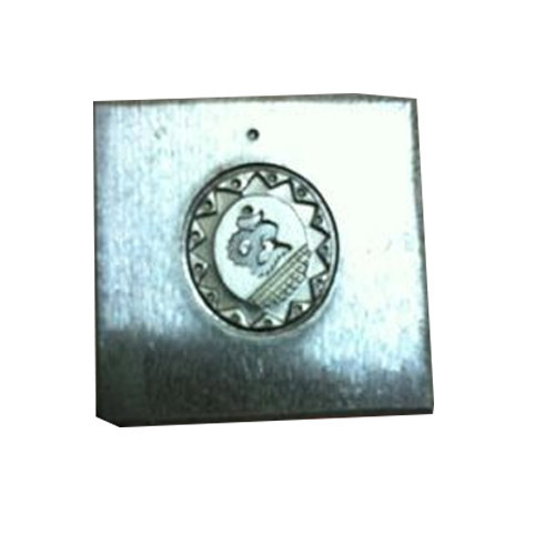 Square Om Coin Die 03