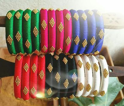Silk Thread Bangles 10