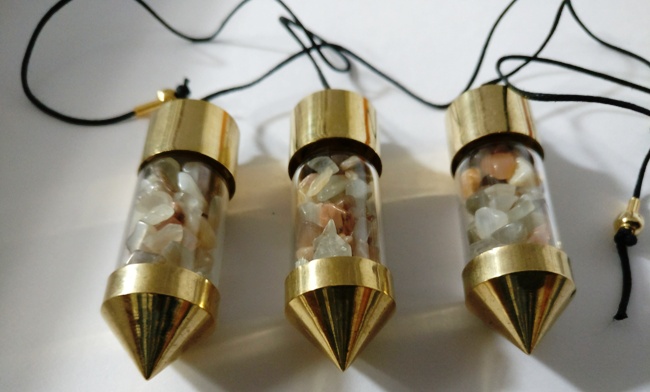 Moonstone Bottle Pendulums