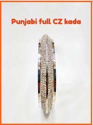 925 Sterling Silver Punjabi Kada
