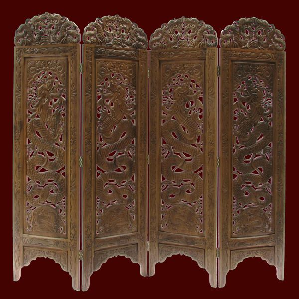 Antique Carved Screen