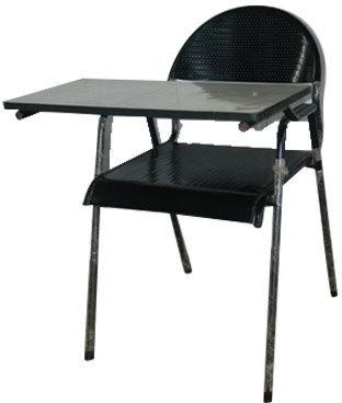 Black Writing Pad Chair