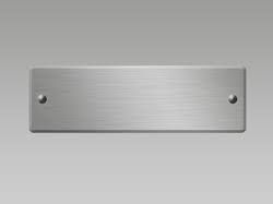 Aluminum Nameplate 01
