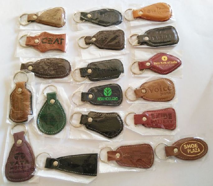 Leather Keychain 01