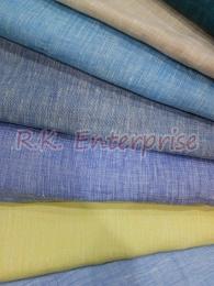 100% Linen Yarn Dyed Fabric