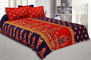 Hand Block Printed Bedsheet 03