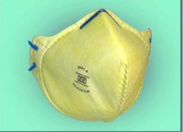 Yellow mask (C-cup) with nose clip