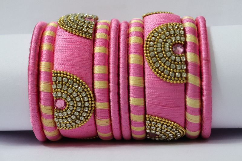 Fancy Silk Thread Bangle 03