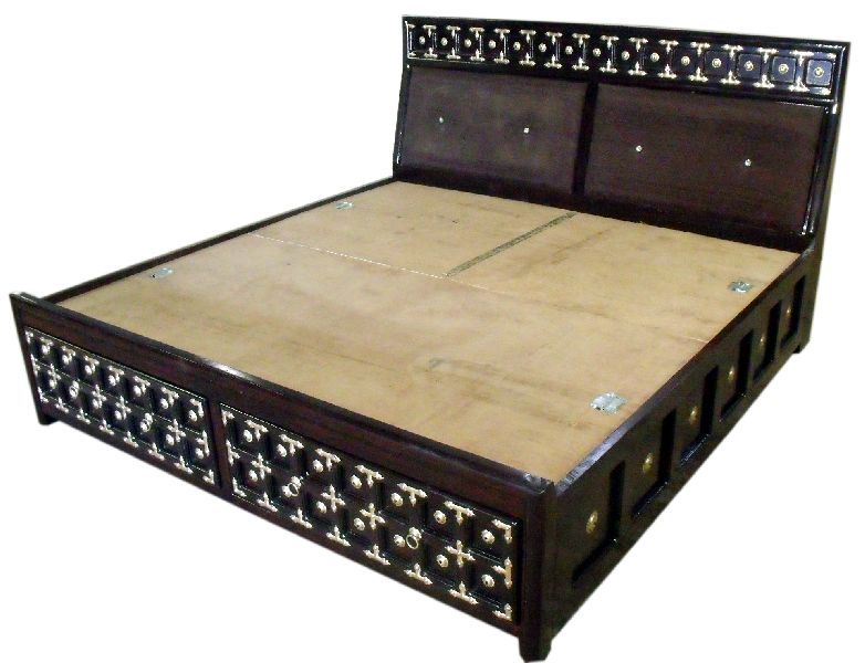 BD AK - 180195 Wooden Box Bed