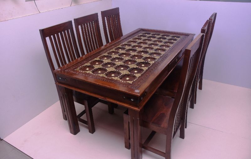 DT BKH - 175  Wooden Dining Table Set