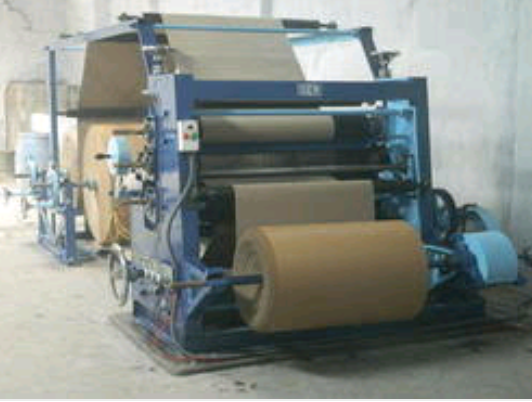Double Profile Single Face Paper Corrugation Machine