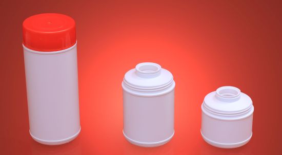Cylindrical HDPE Pesticides Bottles