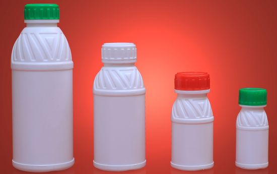 V-Shape HDPE Pesticides Bottles