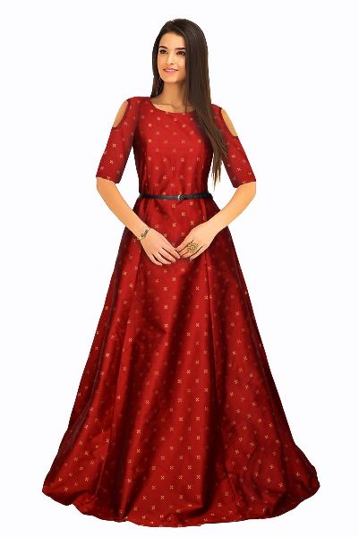 G-61 Sofia Red Gown 01