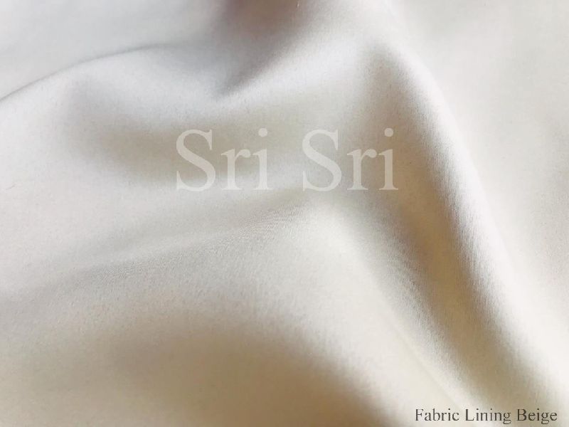 Lining Beige Curtain Fabric