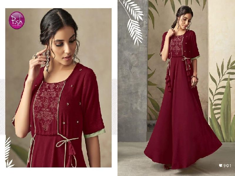 D No. 901 Rayon Gown