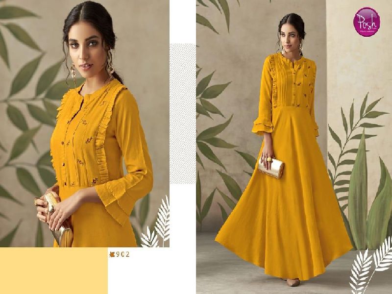 D No. 902 Rayon Gown