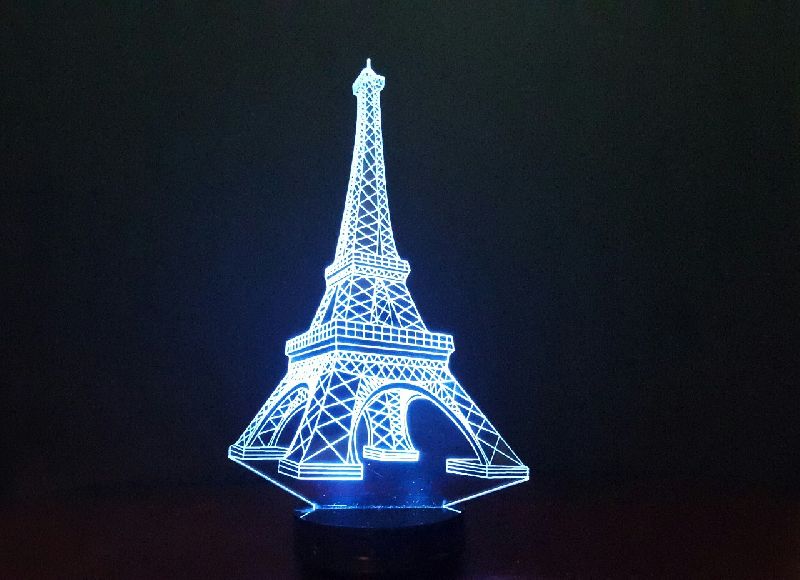 Eiffel Tower 3D Illusion Lamp 03