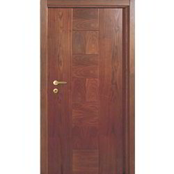 Simple Teak Wood Door