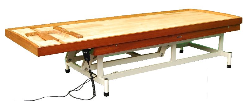 2286 Wooden Massage Cum Shirodhara Tables