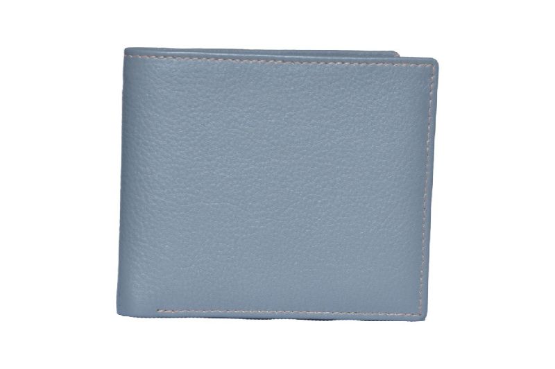Grey Mens Leather Wallet