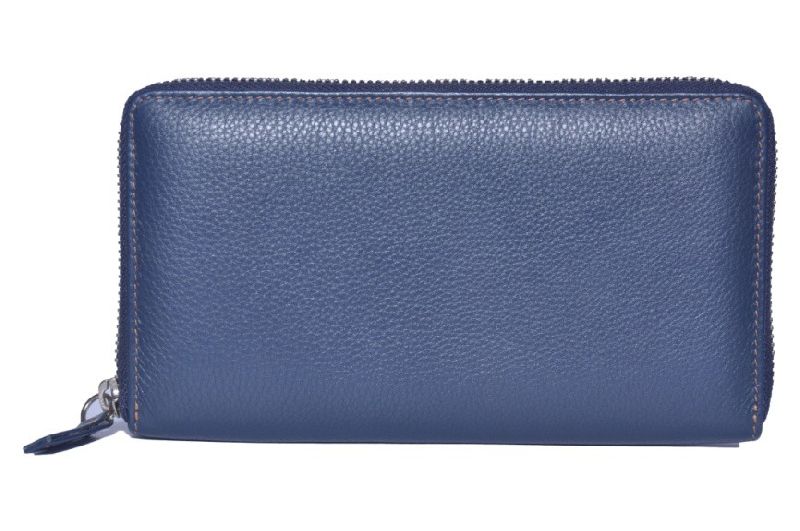 Royal Blue Leather Ladies Wallet
