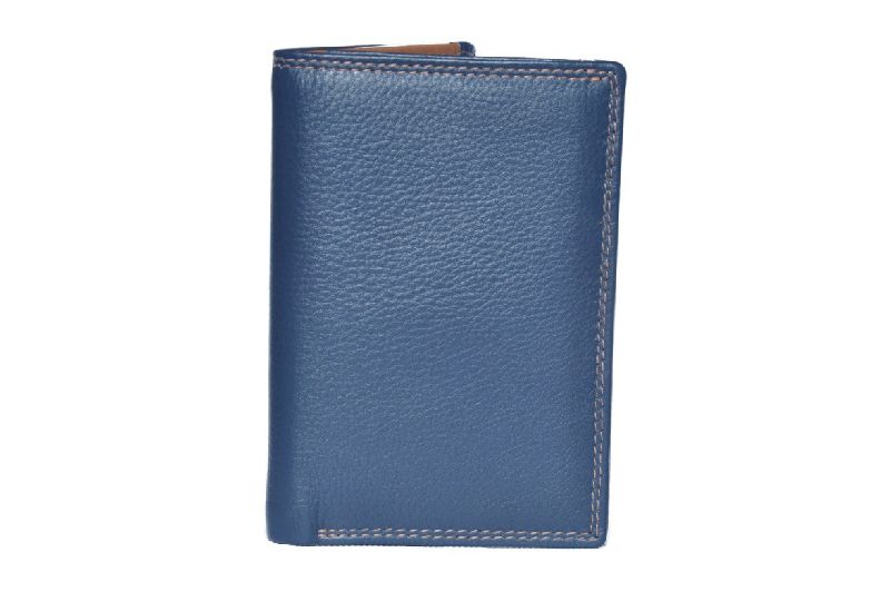 Royal Blue Mens Leather Wallet