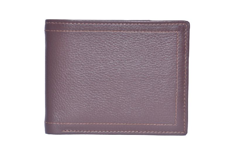 Tan Brown Mens Leather Wallet