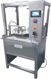 Semi Automatic Needle Guard Fixation Machine
