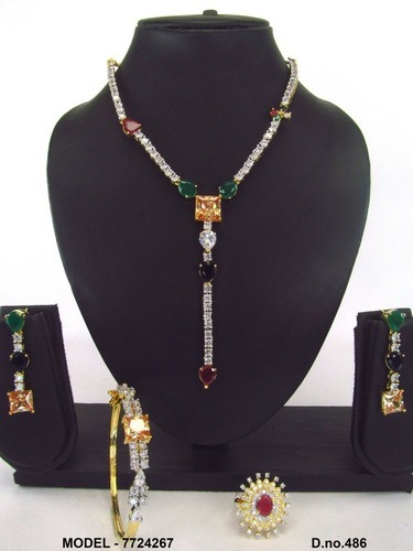 Cubic Zirconia Jewellery Set