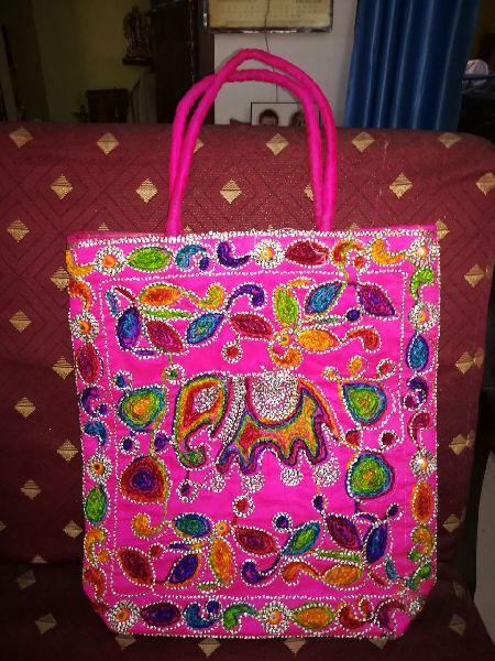Cotton Embroidered Handbag