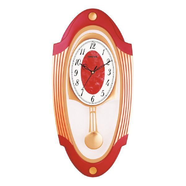AQ 2287 SS Pendulum Analog Clock