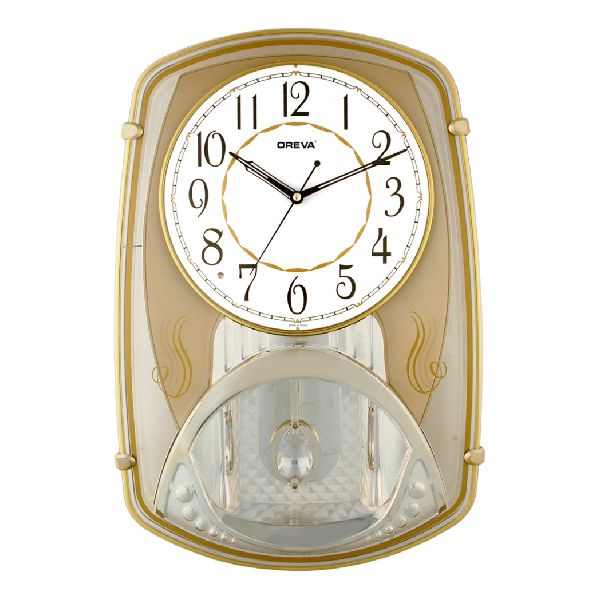 AQ 2297 SS Pendulum Analog Clock