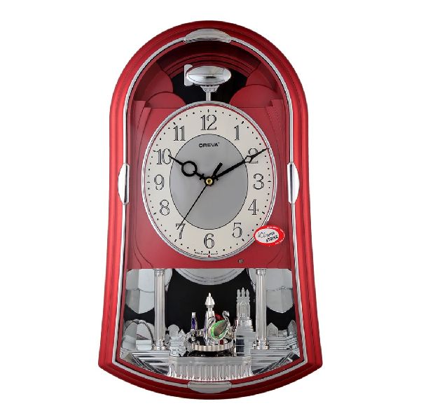 AQ 2307 SS Pendulum Analog Clock